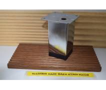 40x40x08 Krom Kare Baza Ayağı #kırveliyapımarket