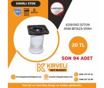 42x8 Eko Sütun Ayak Beyaz #kırveliyapımarket