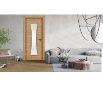 Variodor Klasik Seri Kapı VDM-Modern Teak M-14 Camlı Model #kirveliyapimarket