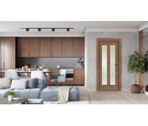 Variodor Klasik Seri Kapı VDM-Modern Teak M-21 Camlı Model #kirveliyapimarket