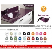 50*75 cm MÜRDÜM Cam Lavabo #kirveliyapimarket