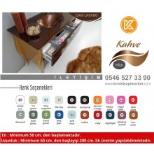 50*100 cm KAHVE Cam Lavabo #kirveliyapimarket