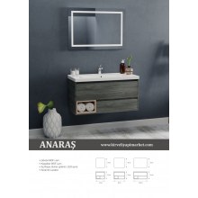 Anaraş 65 cm Banyo Dolabı #kirveliyapimarket