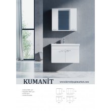 Kumanit 80 cm. Banyo Dolabı #kirveliyapimarket