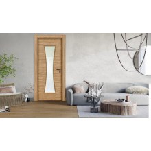 Variodor Klasik Seri Kapı VDM-Modern Teak M-14 Camlı Model #kirveliyapimarket