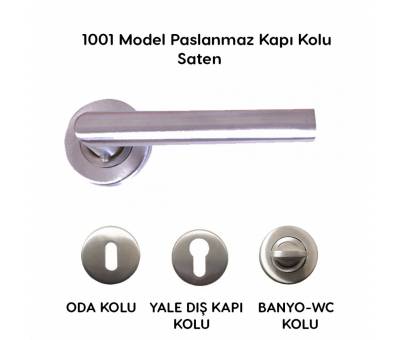 1001 Rozetli Paslanmaz Rozetli  Kapı Kolu #kirveliyapimarket