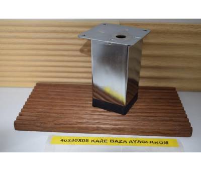 40x40x08 Krom Kare Baza Ayağı #kırveliyapımarket