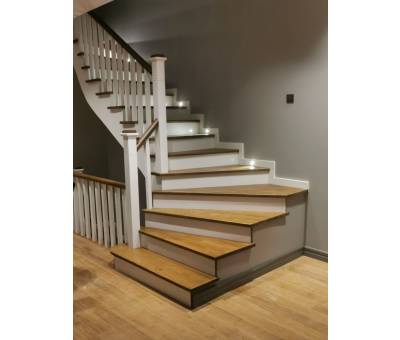 Beton Üzeri Kaplama Ahşap Merdiven Örneği 6 #kirveliyapimarket