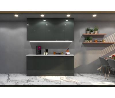 Akrilik Kapaklı Mutfak Dolabı Örneği-19#kirveliyapimarket