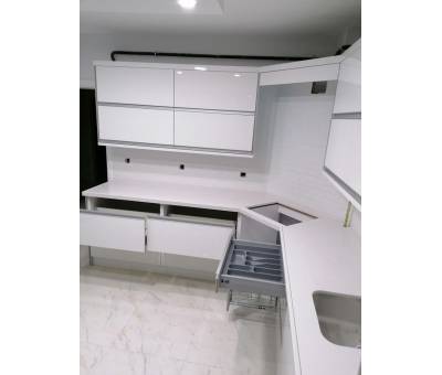 Akrilik Kapaklı Mutfak Dolabı Örneği-23#kirveliyapimarket