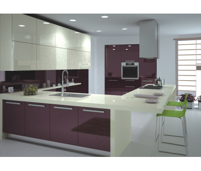 Akrilik Kapaklı Mutfak Dolabı Örneği-41#kirveliyapimarket