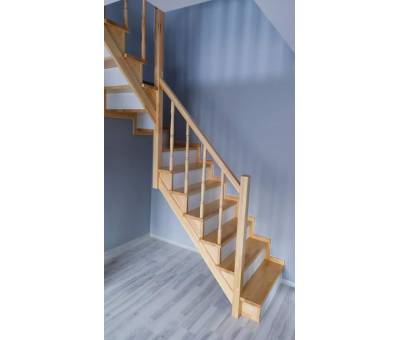 Çam Ahşap Merdiven Örneği 3 #kirveliyapimarket