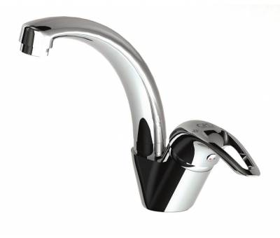 GPD MTT 120 Adrio Serisi Krom Tek Su Girişli Tek Gövde Lavabo Bataryası #kirveliyapimarket