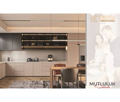 Membran Kapaklı Mutfak Dolabı Örneği 1 #kirveliyapimarket