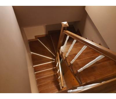 Renkli Ahşap Merdiven Örneği 12 #kirveliyapimarket