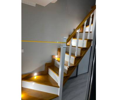 Renkli Ahşap Merdiven Örneği 5 #kirveliyapimarket