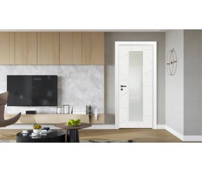 Variodor Alize Seri Kapı VDA-100 Lake Beyaz Camlı Model #kirveliyapimarket