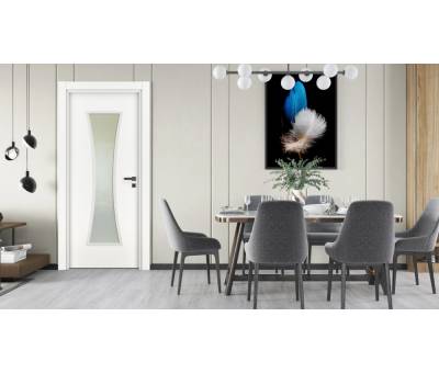 Variodor Klasik Seri Kapı VDM-Natural Beyaz M14 Camlı Model #kirveliyapimarket