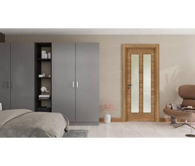Variodor Klasik Seri Kapı VDM-Teak M-21 Camlı Model #kirveliyapimarket