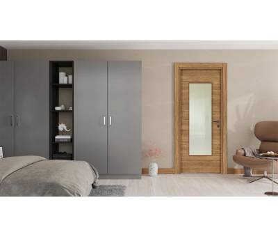 Variodor Klasik Seri Kapı VDM-Teak M-50 Camlı Model #kirveliyapimarket